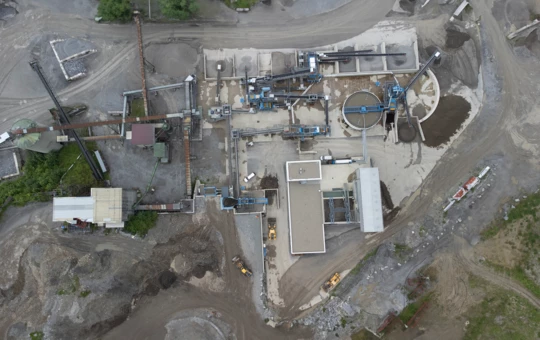Die neue Nassaufbereitungsanlage im Ressourcen Center Rheintal ist die fortschrittlichster ihrer Art in der gesamten Region. Bild: Rhomberg Bau