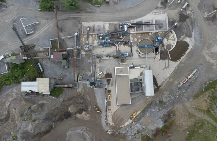 Die neue Nassaufbereitungsanlage im Ressourcen Center Rheintal ist die fortschrittlichster ihrer Art in der gesamten Region. Bild: Rhomberg Bau